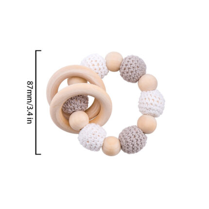 Baby Teethering Safety Wooden Toy - home styling