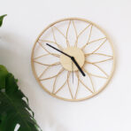 Japanese Style Wall Clock Solid Wood Clock Clock Living Room - wooden craft
