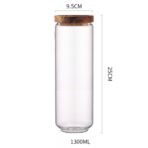 Home Kitchen Acacia Wood Sealed Storage Jar - home styling