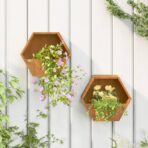 Wall Planter 2 pcs. Rusty Corten Steel 30x - quality furniture
