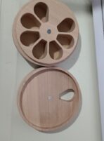 Kitchen Solid Wood Finishing Storage Crafts Wooden Medicine Box - handcrafted wood