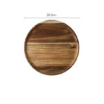 Acacia Wood Pallet Wood Dish Dessert Cake - wood furniture