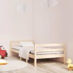 solid wood bed without mattress 90x200 pine wood solid wood bed - furniture design