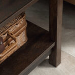 Dark Brown Nightstand With Drawer And Shelves Compact Design For Small Spaces Bedroom Furniture - home accessories