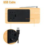 Led Digital Wood Clock Radio Alarm Clock - interior decor