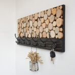 Solid Wood Coat Hook Hanger - wood furniture