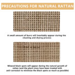 Rattan Dresser With Drawers, 6 Drawer Dresser For Bedroom, Clothes Storage Cabinet For Bedroom, Metal Handle&Wood Legs For Hallway, Living Room, Bedroom,Natural - wood furniture