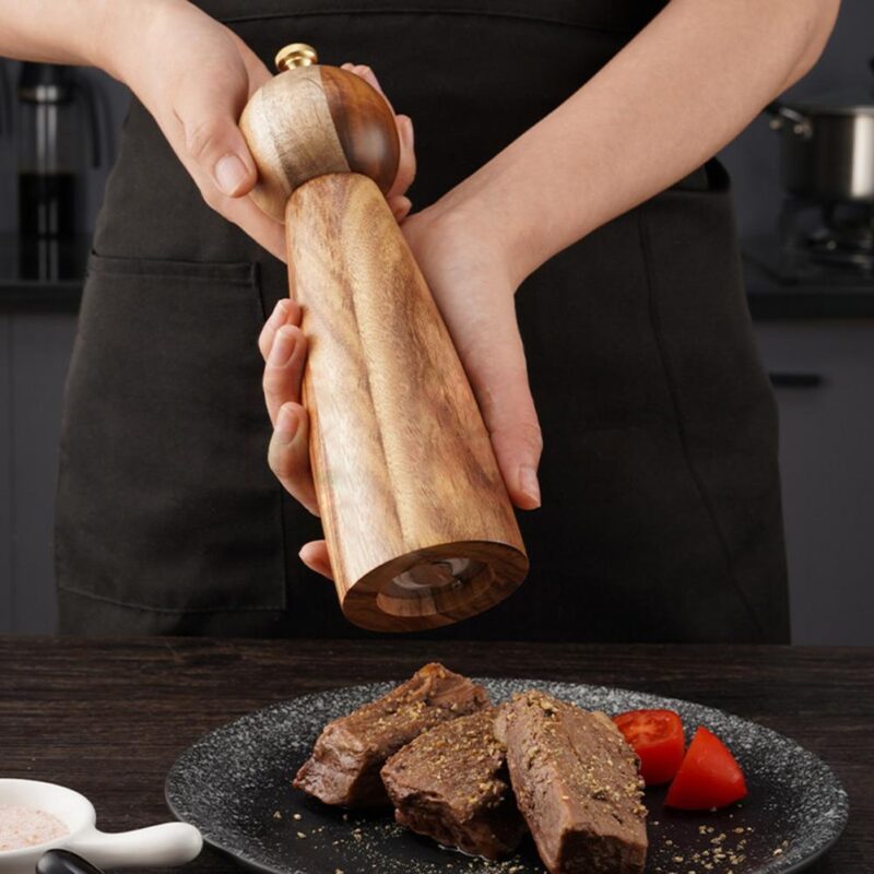 Grinder Round Head Wood Kitchen Tools - wooden craft