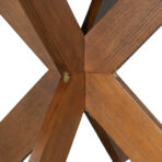 Round Dining Table Modern Farmhouse Kitchen Table, Cherry - furniture piece