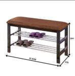 Wooden Shoe Stool - home styling