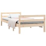 solid wood bed without mattress 90x200 pine wood solid wood bed - living room furniture
