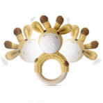 Baby Teethering Safety Wooden Toy - wooden decor