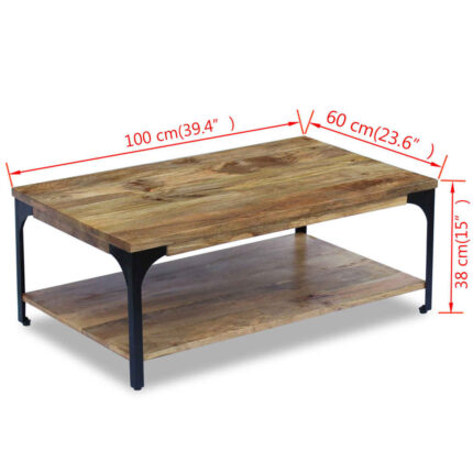 Coffee Table Mango Wood 100x - home accessories