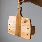 Natural Old Wood Paper Roll Kitchen Tissue Holder - home styling