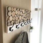 Solid Wood Coat Hook Hanger - wood furniture