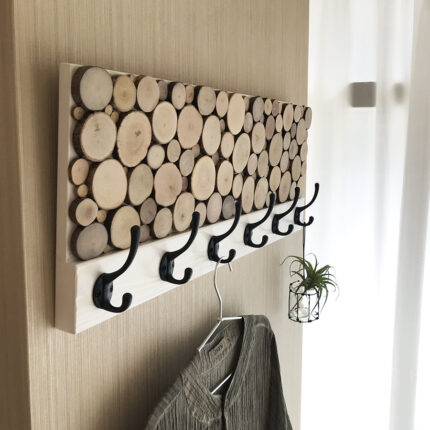 Solid Wood Coat Hook Hanger - wood furniture