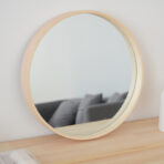 Solid Wood Bathroom Log Wall Hanging Bedroom Bathroom Mirror - modern furniture