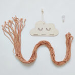 Wood Piece Clouds Barrettes Storage Belt - modern furniture