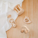 Baby Cartoon Intellectual Development Wooden Unpainted Toy - dining furniture