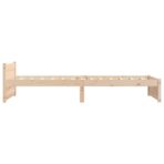 Solid Wood Bed Base, Durable Pine Construction – Without Mattress - furniture design