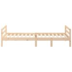 solid wood bed without mattress 90x200 pine wood solid wood bed - quality furniture
