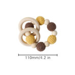 Baby Teethering Safety Wooden Toy - decorative item