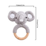 Baby Teethering Safety Wooden Toy - rustic wood