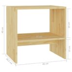 bedside table 40x30, solid pine wood - furniture design
