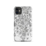 Snap case for iPhone - black and white fo2 - Image 2