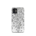 Snap case for iPhone - black and white fo2 - Image 4