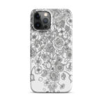 Snap case for iPhone - black and white fo2 - Image 7