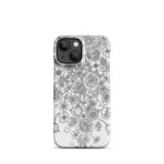 Snap case for iPhone - black and white fo2 - Image 8
