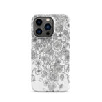 Snap case for iPhone - black and white fo2 - Image 10