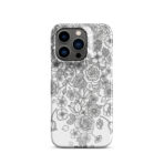 Snap case for iPhone - black and white fo2 - Image 14