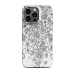 Snap case for iPhone - black and white fo2 - Image 15