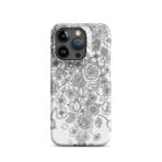 Snap case for iPhone - black and white fo2 - Image 18