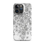 Snap case for iPhone - black and white fo2 - Image 19