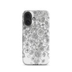 Snap case for iPhone - black and white fo2 - Image 20