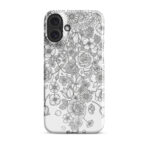 Snap case for iPhone - black and white fo2 - Image 21