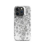 Snap case for iPhone - black and white fo2 - Image 22