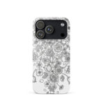 Snap case for iPhone - black and white fo2 - Image 26