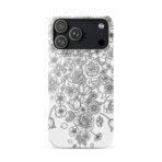 Snap case for iPhone - black and white fo2 - Image 27