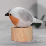 Solid Wood Bird Ornament Birthday Gift Pure Handmade Wood Carving - furniture design