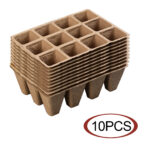 Biodegradable Eco-Friendly Pulp Seedling Nursery Pots 12-Hole - dining furniture