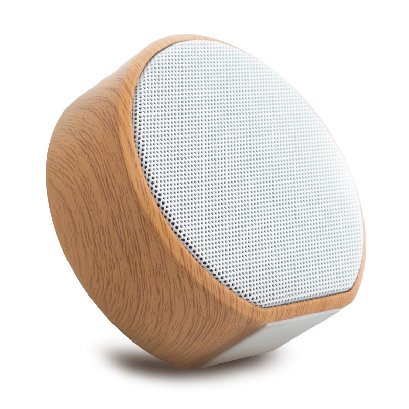 Wood grain bluetooth speaker - home styling