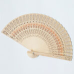 Full Flush Flower Type Fragrant Wood Fan Sunshine Flower Wood Fan - dining furniture