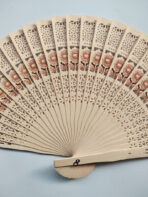 Full Flush Flower Type Fragrant Wood Fan Sunshine Flower Wood Fan - home accessories