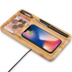Bamboo wood wireless charger - interior decor
