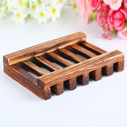Carbonized Bamboo And Wood Soap Dish Handmade Bathroom Soap Dish - quality furniture