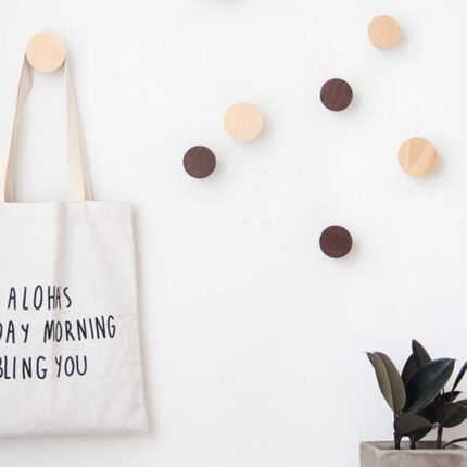 Solid wood hook - wooden decor